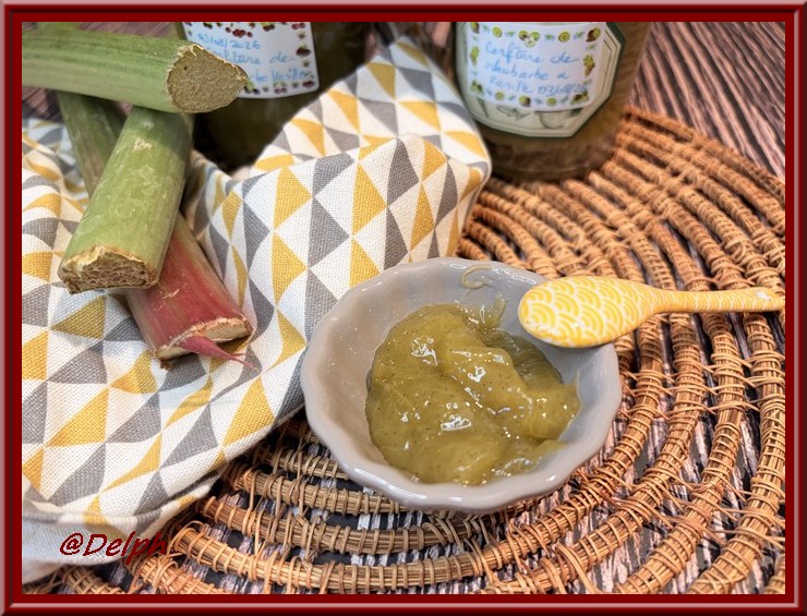 Confiture de rhubarbe