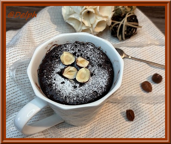 Mug cake au chocolat de Cyril Lignac