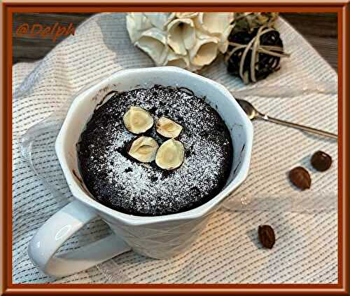 Mug cake au chocolat de Cyril Lignac