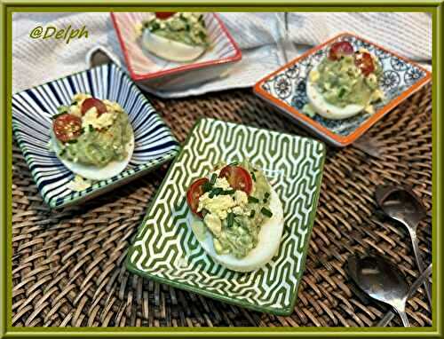 Œufs farcis au guacamole