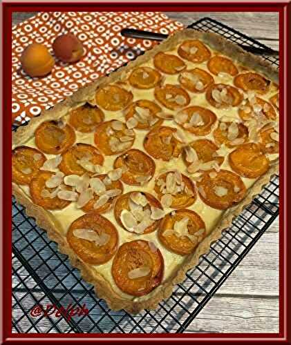 Tarte aux abricots et amande