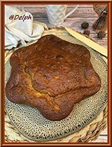 Gâteau bananes, pomme et chocolat