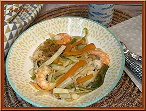 Nouilles sautées à l’asiatique