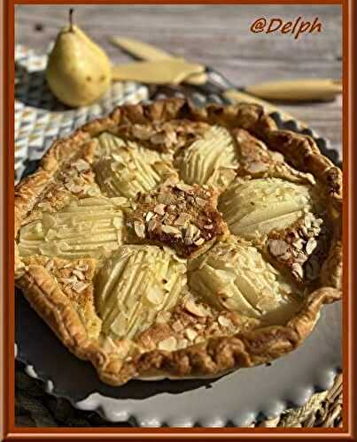Tarte frangipane aux poires