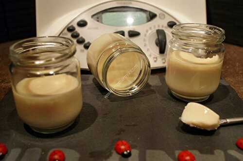Crème caramel au beurre salé au thermomix, préparée en 5 minutes.