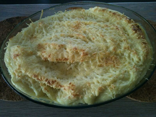 Hachis parmentier au thermomix, préparé en 8 minutes.