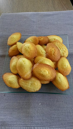 Madeleines au thermomix, préparés en 5 minutes.