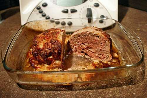 Pain de viande belge au thermomix, préparé en 5 minutes.