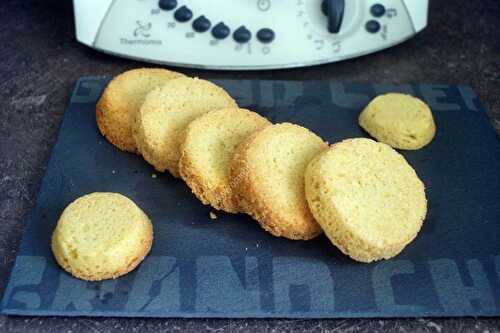 Palets bretons au citron au thermomix, préparés en 6 minutes.