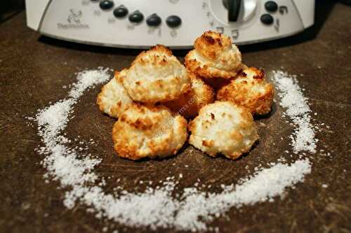 Rocher noix de coco au thermomix, préparé en 2 minutes.