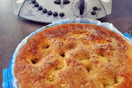 Tarte au sucre au thermomix, préparée en 5 minutes.