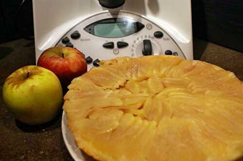 Tarte tatin au thermomix, préparée en 20 minutes.