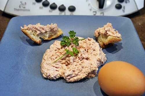 Thon mayonnaise au thermomix, préparé en 5 minutes.