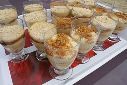 Tiramisu spéculos, café, amaretto au thermomix, préparé en 15 minutes.