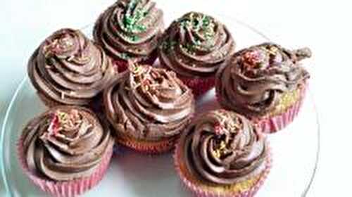 Cupcakes glaçage chocolat