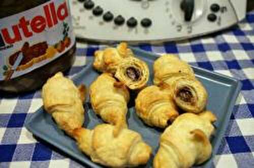 Mini croissant au nutella