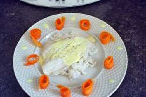 Recette du jour : Filet de limande sauce citron et tagliatelles de carotte