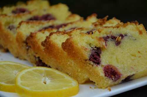 Cake citron framboise - On a faim > bien, bio et bon.