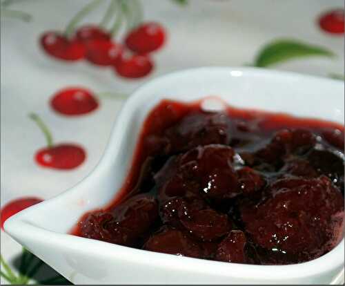 Confiture de cerises