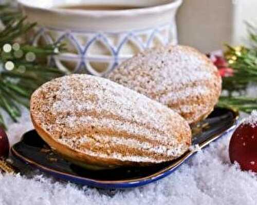 Madeleine de Noel au pain d'épices