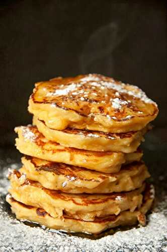 Pancakes aux pommes - On a faim > bien, bio et bon.