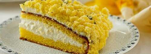 Tarte Mimosa > gâteau italien