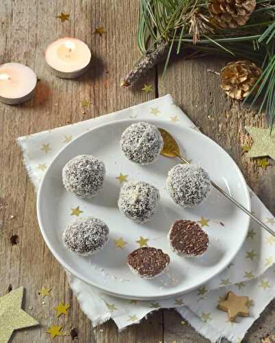 TRUFFES VEGAN CHOCOLAT NOIX DE COCO