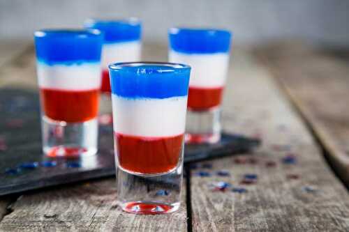 VERRINES DU 14 JUILLET, FAÇON PANNA COTTA