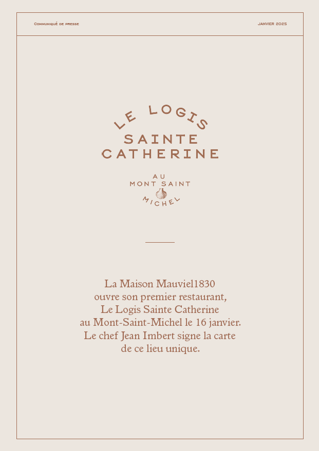 Mauviel1830 ouvre son premier restaurant au Mont-Saint-Michel avec le chef Jean Imbert