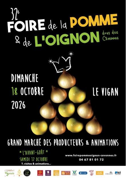 Foire de la pomme et de l'oignon doux des Cevennes > dimanche 18 octobre 2026
