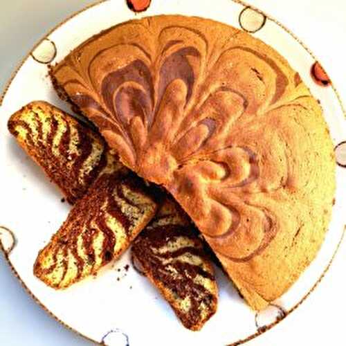 Gâteau Marbré - Recettes végétariennes faciles - On mange quoi Violette