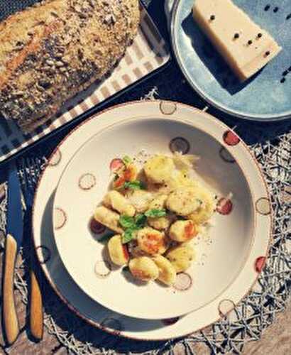 Gnocchis au basilic façon niçoise - Recettes végétariennes faciles - On mange quoi Violette