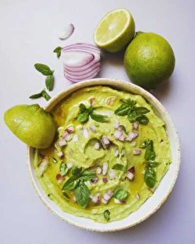 Guacamole fait maison - Recettes végétariennes faciles