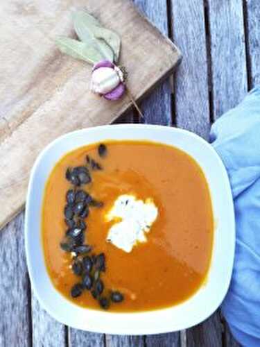 Soupe de Butternut - Recettes végétariennes faciles