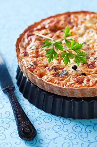 Quiche au thon et à la tomate