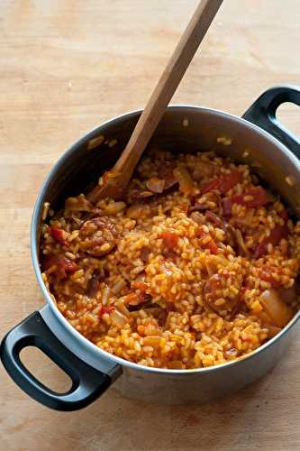 Risotto au chorizo