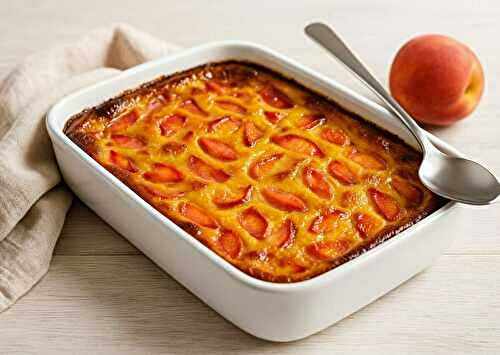 Clafoutis aux pêches