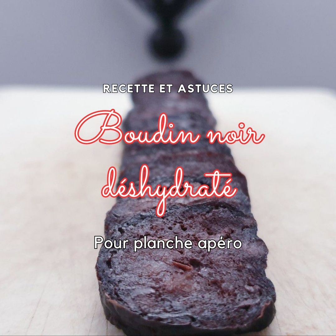 Boudin noir déshydraté pour l’apéro