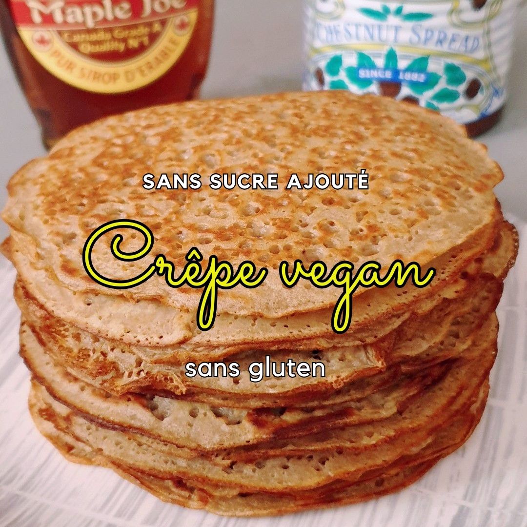 Crêpe vegan à la banane et sans gluten