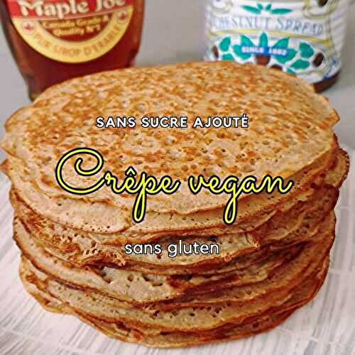 Crêpe vegan à la banane et sans gluten