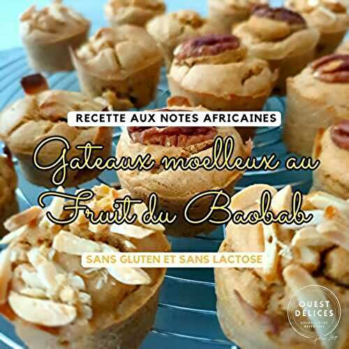 Petits gâteaux au fruit du baobab et sarrasin