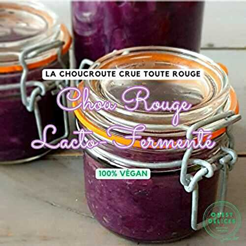 Choux rouge en lacto fermentation