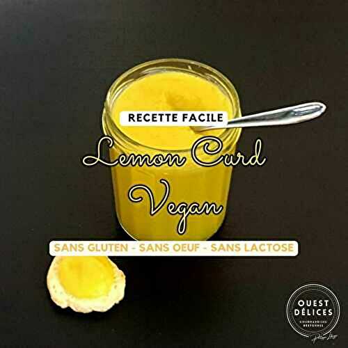 Lemon Curd, recette vegan