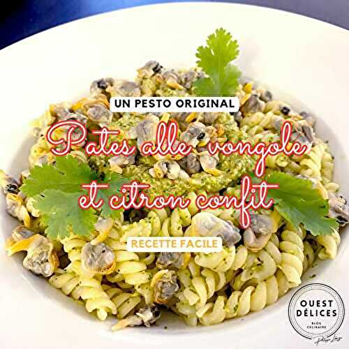Pates alle vongole au citron confit