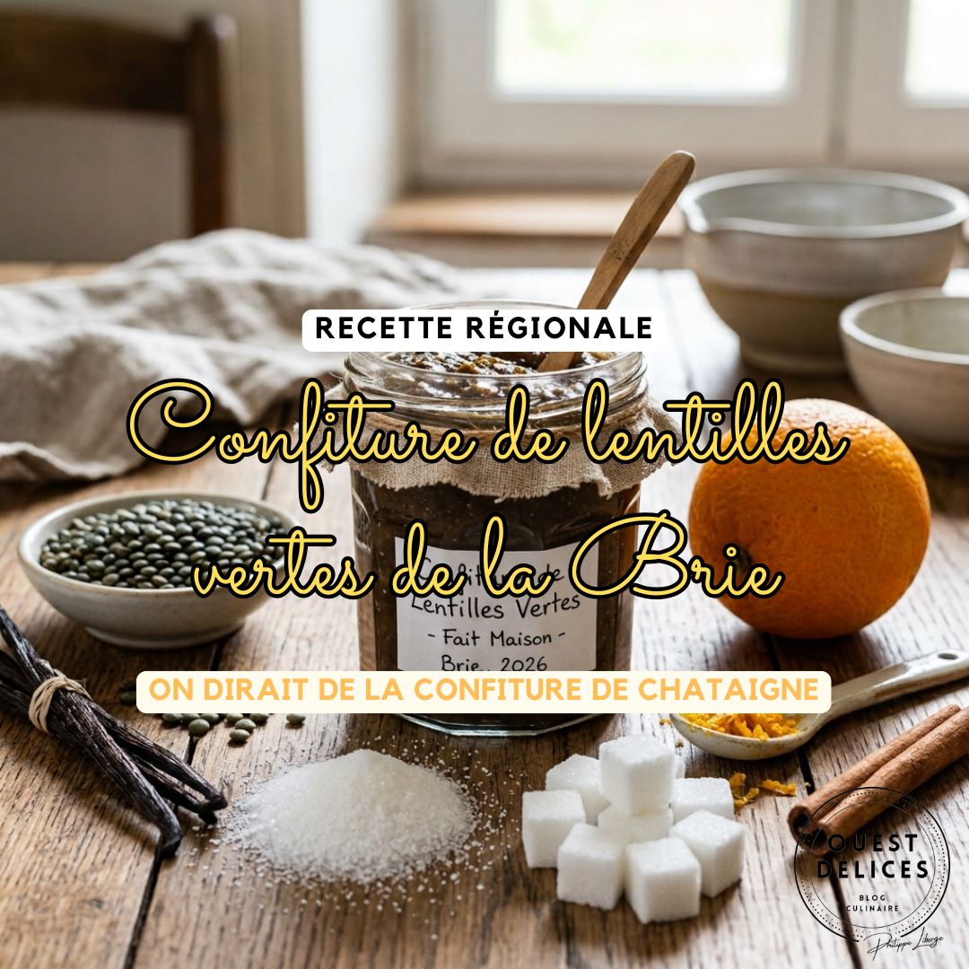 Confiture de lentilles vertes de la Brie