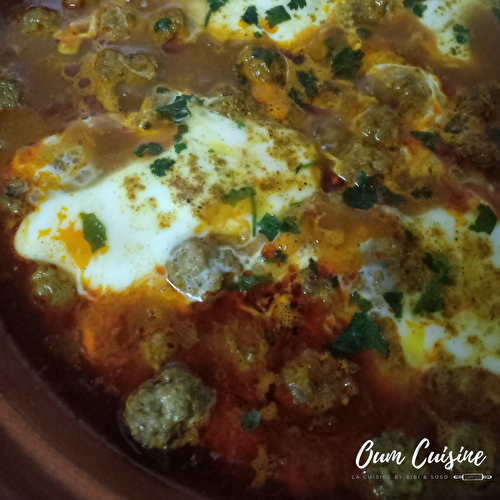 Tajine de kefta et oeufs