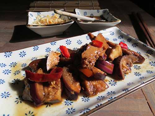 Bœuf & Aubergines à la Japonaise | Je cuisine donc je suis