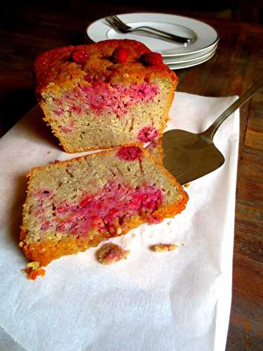 Cake aux framboises... pas comme les autres | Je cuisine donc je suis