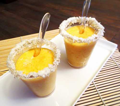 Crema de Mango y Coco (conviene a las personas veganas)