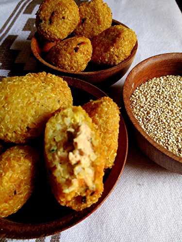 Croquetas de Quinua (Bolivie) | Je cuisine donc je suis